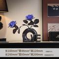 Axyaa Simple Vase Bouquet Decoration for Foyer, Living Room, Study, Bedroom