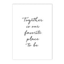 Nordic Love Life Quote Canvas Painting Wall Art for Living Room by Axyaa