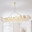 Axyaa Luxury LED Glass Chandelier for Living Room, Restaurant, Bedroom, Villa & Kitchen