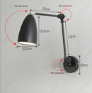 Axyaa LED Rotating Wall Lamp for Living Room Bedroom Reading Lighting