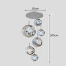 Axyaa Stair Chandelier Pendant Light Ceiling Lamp LED Chandeliers for Living Room