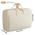 Axyaa Dust-Proof Quilt Storage Bag with Zipper & Handle, Large Capacity & Foldable