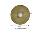 Axyaa Resin Round LED Wall Sconce Japanese Style Wandlamp
