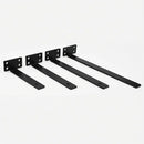 Axyaa Heavy Duty Cast Iron Floating Shelf Brackets 4MM - Kitchen Bathroom Organizers