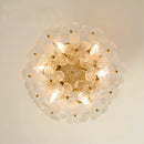 Axyaa Romantic Flower Glass Ceiling Light | Modern Luxury for Bedroom, Living, Dining Room