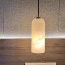 Axyaa Marble Chandelier with Spotlights: Luxurious Minimalist Design for Bedroom Reading