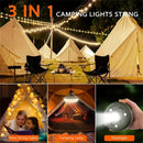 Axyaa Camping String Light: Rechargeable RGB & Warm LED Fairy Light