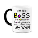 Axyaa Heat Sensitive Magic Tea Cup Mug, Color Changing Coffee Mugs
