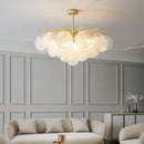 Axyaa Modern Black Gold Copper Chandelier: Nordic Living Room & Restaurant Light