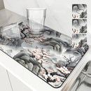 Meihua Scenery Large Kitchen Draining Mat by Axyaa