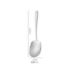 Axyaa Stainless Steel Serving Spoon Colander - Wide-mouthed, Catering Quality