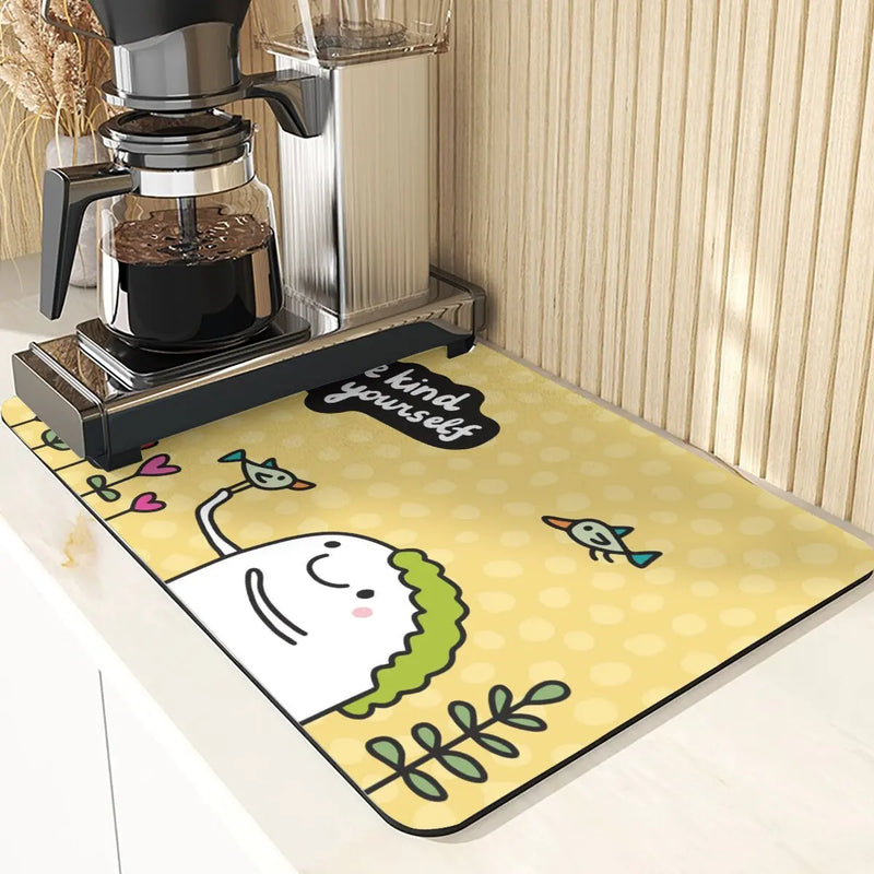 Starry Sky Absorbent Drying Mat - Axyaa Kitchen & Dining Table Mats
