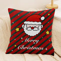 Axyaa Christmas Red Joyful Pillow for Bedroom & Living Room Decor