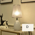 Axyaa Black White Living Room Coffee Table Bedroom Night Lamp Design Bedside Lamps