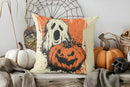 Axyaa Colorful Fall Forest Ghosts Pillow Cover for Sofa, Bedroom, Car