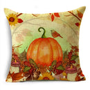 Axyaa Harvest Pumpkin Farm Throw Pillowcase for Home Decor