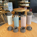 Axyaa Insulated Stainless Steel Tea Thermos Water Bottle - 350/500ML