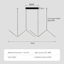 Axyaa Modern Pendant Lights for Dining Ceiling Chandelier