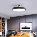 Axyaa Macaron LED Ceiling Light: Modern, Simple, Remote Dimming Chandelier for Bedroom, Living Room