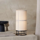 Axyaa Classical Linen Floor Lamp Retro Style Modern LED Floor Lights