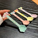 Axyaa Ceramic Bow Coffee Spoon Set