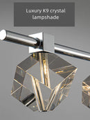 Axyaa Crystal Chandelier LED Light for Living Room, Restaurant, and Bar