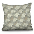 Axyaa Geometric Wave Print Throw Pillow Cover - 45X45CM