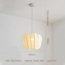 Axyaa Nordic Creamy Style E27 Pendant Light Bar Chandelier Lamparas