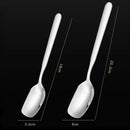 Axyaa Stainless Steel Square-headed Soup Ladle and Dining Spoon