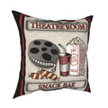 Axyaa Vintage Cinema Ticket Pillowcase 45x45cm