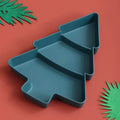 Axyaa Christmas Tree Snack Tray - Festive Tableware for Candy, Nuts, and Desserts