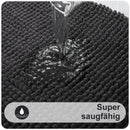 Axyaa Chenille Bathroom Mat Soft Bath Rug Absorbent Non-Slip Washable