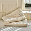 Axyaa Panda Decor White Sleeping Pillow for Kids, Children & Adults, 100% Cotton Face