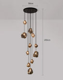 Luxurious Axyaa LED Ceiling Chandelier for Modern Bedroom and Dining Room Lighting