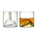 Axyaa Mountain Whiskey Glass Set in Wooden Gift Box
