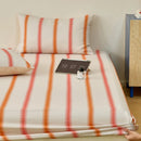Axyaa Cotton Fitted Sheet, Fashion Stripe Design, Skin-Friendly, 180*200*30cm