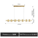 Axyaa Modern Glass Chandeliers Black/Gold Pendant Lights for Luxury Decor