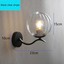 Axyaa Nordic Glass Wall Lamp Modern Minimalist Living Bedroom Light