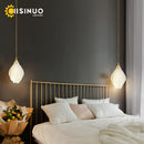 Axyaa Magnolia Chandelier: Luxury Adjustable Pendant Light for Staircase, Restaurant, Hotel