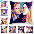 Axyaa Movie Star Decorative Pillow Cover for Home Sofa - American Star Theme
