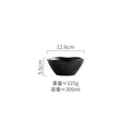 Axyaa Matte Striped Ceramic Deep Plate Set - Creative Tableware for Restaurants