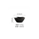 Axyaa Matte Striped Ceramic Deep Plate Set - Creative Tableware for Restaurants