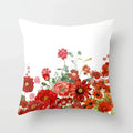 Axyaa Red Checked Print Pillowcase 45*45cm