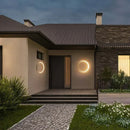 Axyaa Waterproof Moon Wall Lamp for Outdoor and Garden Decor