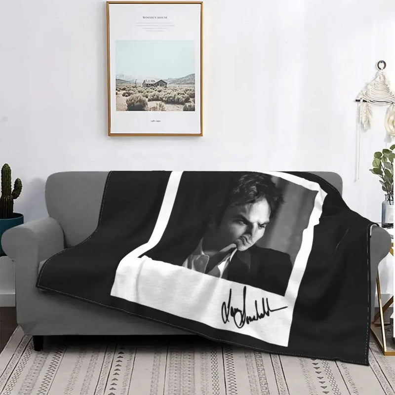 Axyaa Sagittarius Blanket Coral Fleece Plush Throw TVD Vampires Bedding