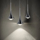 Axyaa Rain Pendant LED Lamp: Sleek Silver Design for Home Decor
