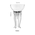 Axyaa Rainbow Glass Jellyfish Octopus Cocktail Cup Drinkware 5oz One Piece