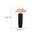 Axyaa Zen Style Ceramic Floor Lamp - LED Modern Home Decor