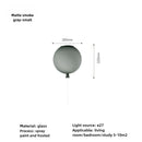 Axyaa Cartoon Balloon Ceiling Lamp for Kids Room, Kindergarten Children's Rope Pull Switch Light