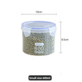 Axyaa Large Capacity Sealed Storage Box Set - Transparent Kitchen Organizer Jars